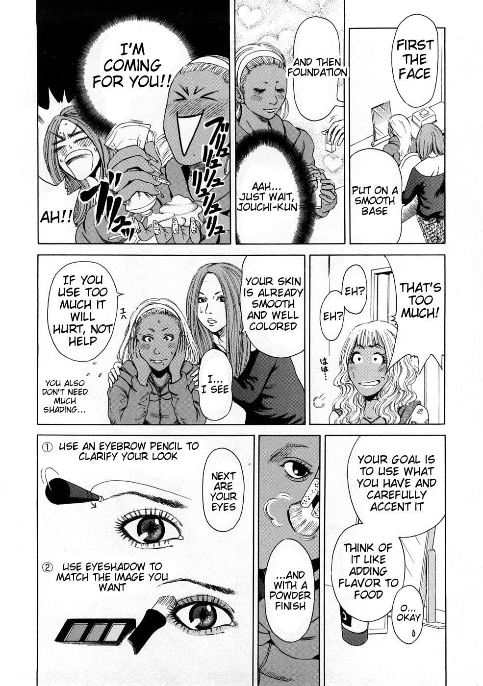 Hentai Manga Comic-Black Gals-Story 1-20